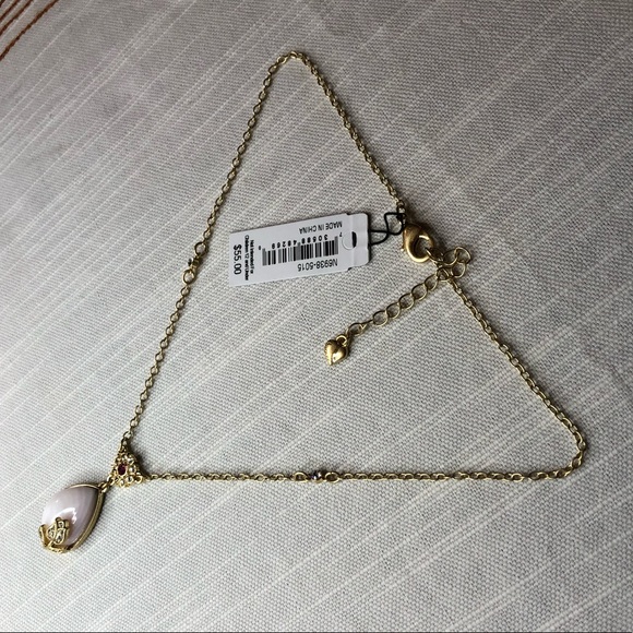 Carolee Blush Cameo Rose Necklace - Picture 3 of 14